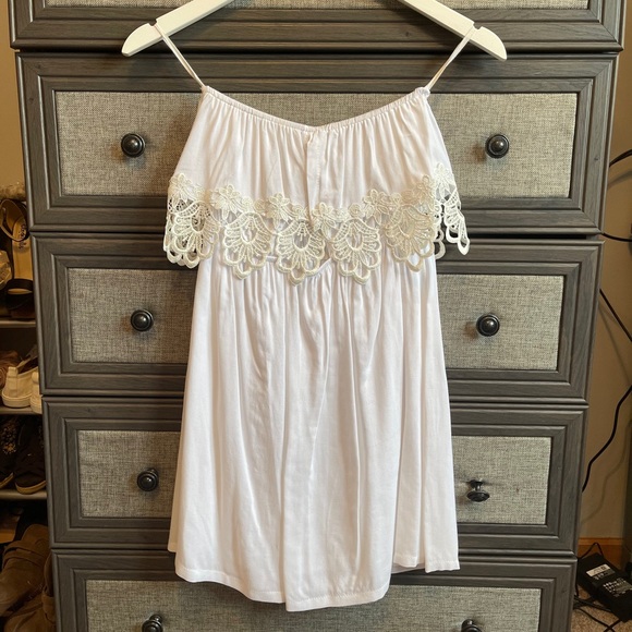 Strapless White Dress - Picture 4 of 5